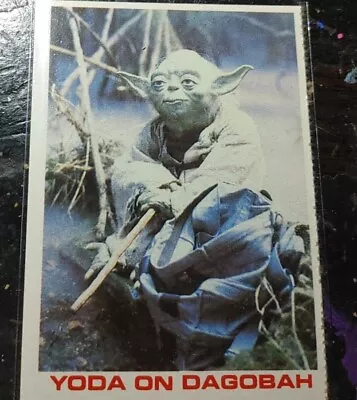 1981 Burger King Empire Strikes Back - Yoda On Dagobah Trading Cards • $6