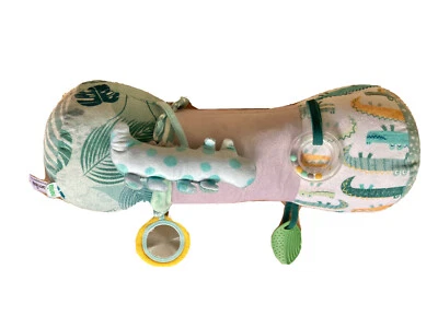 Mamia Tummy Time Baby Roll Cushion With Toys/Teether • £6.99