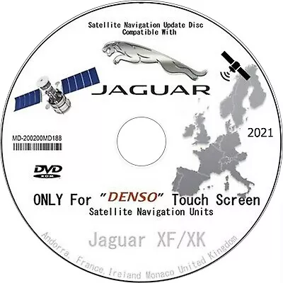 2021 Jaguar XF XK XKR & Landrover SatNav Map Update Discs UK & Europe • £19