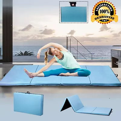 Gym Exercise Mat Gymnastics Foldable Fitness Tumbling Mat For Yoga Stretching • $109.99