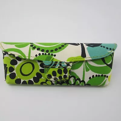 Vera Bradley Semi Hard Sided Sunglass/Eyeglass Case Limes Up Snap Closure • $14