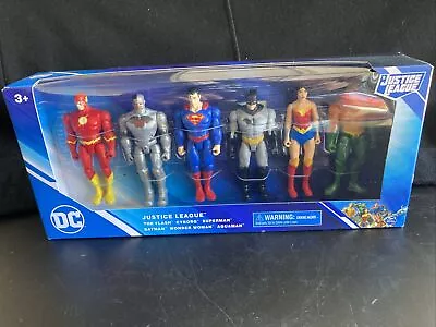 Spin Master Dc Justice League 6 Piece Box Set SUPERMAN Wonder Woman Cybor Batman • $7