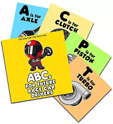Abc'S For Future Race Car Drivers Alphabet Book (Baby Book Children'S Book To • £9.60