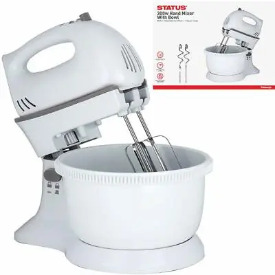 5 Speed + Cake Electric Stand Mixer Food Multi Mixing Bowl Blender Beater Dough • £19.95