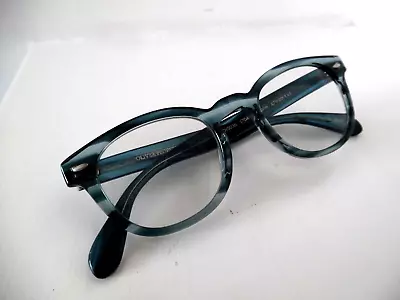 Oliver Peoples Sheldrake Marbled Blue Oval Eye Glasses OV5036 1704 47 22 145 • £18