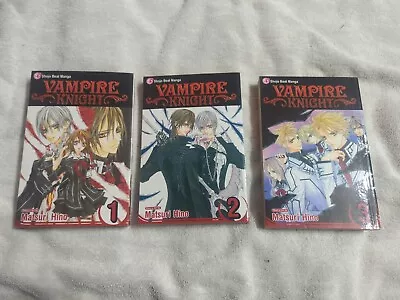 Vampire Knight Manga - Volumes 1-3 - Viz Media - Very Good Condition • £7.50