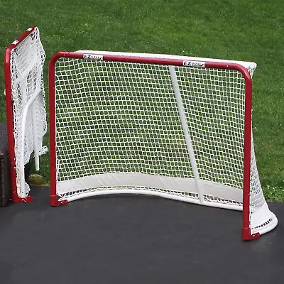 EZGoal Hockey Folding Pro Goal 2-Inch Red/White – On Goal Net67708 • $171.95