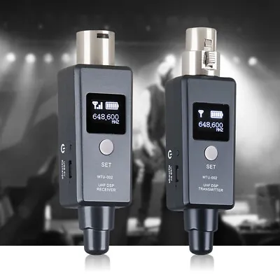 Professional UHF Wireless Microphone System Transmitter Receiver Dual Modes K1N1 • $32.89