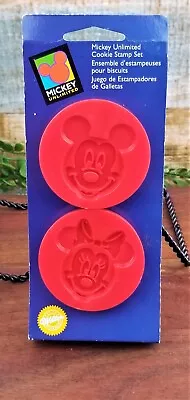 Vintage Wilton Mickey Minnie Unlimited Cookie Stamp Set Of 2 Young Baker's Gift • $16.88