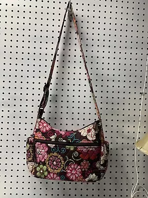 Vera Bradley Shoulder Bag Purse.  Floral Paisley Pink Retired • $9.95