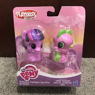 Playskool Friends My Little Pony Figure Set Princess Twilight Sparkle Spike -New • $12.95