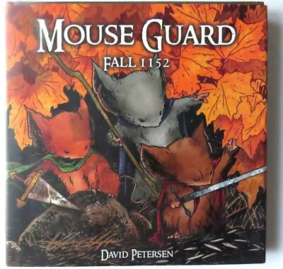 Hardcover ~ MOUSE GUARD Fall 1152 David Petersen Signed + Sketch • $47.98