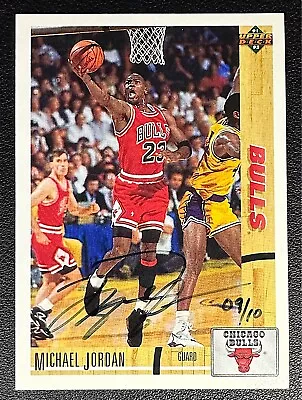 MICHAEL JORDAN 2001-02 UD BUYBACK AUTO 1992 UPPER DECK #44 AUTOGRAPH 9/10 W/ COA • $2501