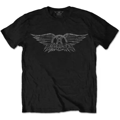 Aerosmith - Vintage Logo Black Shirt • $44.99