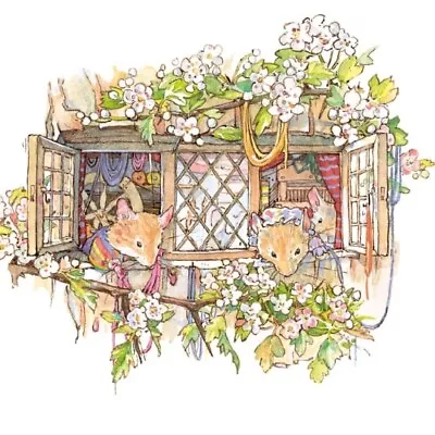 Brambly Hedge Weavers Cottage Birthday Card - Classic Jill Barklem Artwork • £3.99