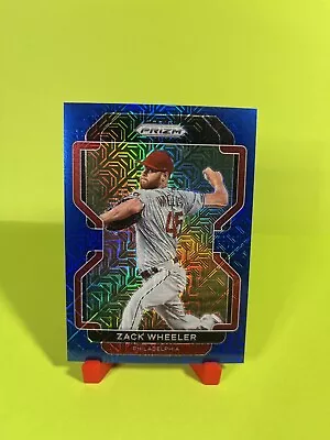 2022 Panini Prizm Zach Wheeler Blue Mojo #/199 SP Philadelphia Phillies • $4.99