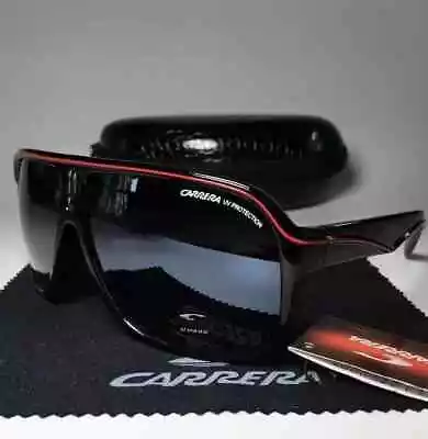 Men Women Retro Sunglasses Unisex Square Bright Black Frame Carrera Glasses C19 • $7.50