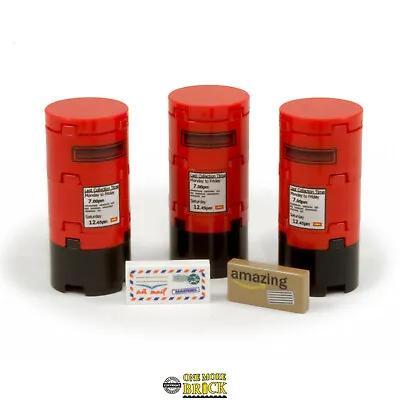 £6.99 • Buy Postbox | Set Of 3 Postboxes Post Box | Custom Printed | All Parts Genuine LEGO