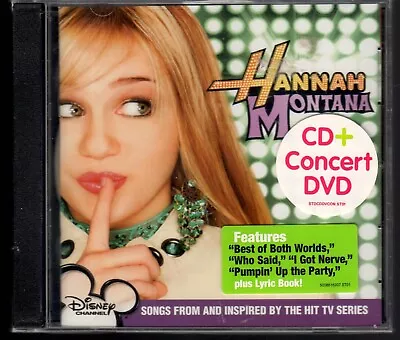 Hannah Montana Soundtrack Music CD Bonus DVD Brand New Factory Sealed • $14.99