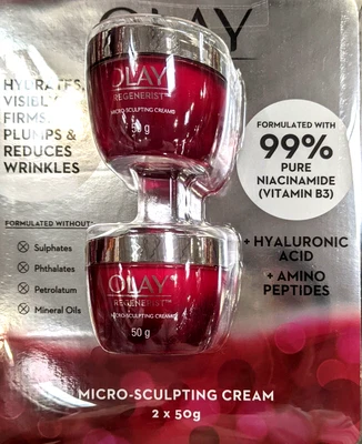 $74.95 • Buy Olay Regenerist Micro-Sculpting Cream 2x50g
