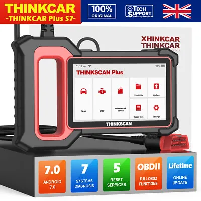 ThinkScan Plus S7 Diagnostic Scanner Code Reader ABS SRS Transmission • £139