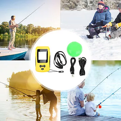 Wireless Fish Finder Sonar Sensor Depth Echo Sounder Fishing Tackle With Vis FFG • $63.96