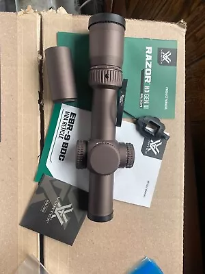 Vortex Optics Razor Gen III 1-10x24 EBR-9 BDC Reticle Riflescope • $2000