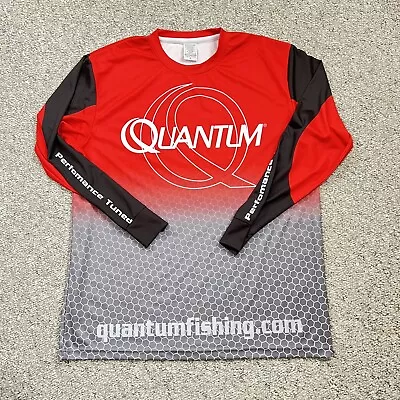 Quantum Fishing Jersey Men's Large Long Sleeve Shirt Performance Wicking • $17.99