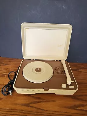 Vintage 1985 PowerTronic Children's Record Player & Case By Nasta Tested Works • $29.88