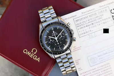 Vintage 1991 Omega Speedmaster Moonwatch Ref. 3590.50 “Long R Box & Paper” • $4550