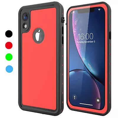 $20.99 • Buy For IPhone XR Waterproof Case XS MAX Tough Shockproof Cover W/ Screen Protector