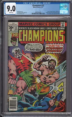 Champions #12 - CGC 9.0 - Black Goliath Darkstar & Stranger Appearances • $49.99