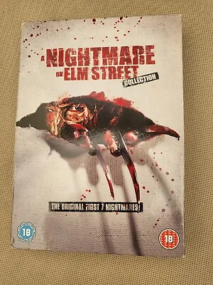 A Nightmare On Elm Street Collection Dvd Box Set 8 Disc Collection Horror Wes C • £15