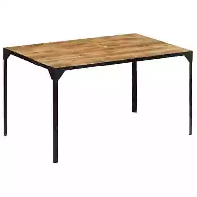 Dining Table 140x80x76 Cm Solid Mango Wood • £218.32