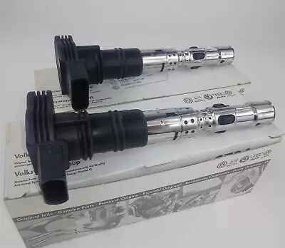 New Genuine VW Audi Touareg 4.2L V8 Ignition Coils 077905115AA (Set Of 2) (N35) • $24.99