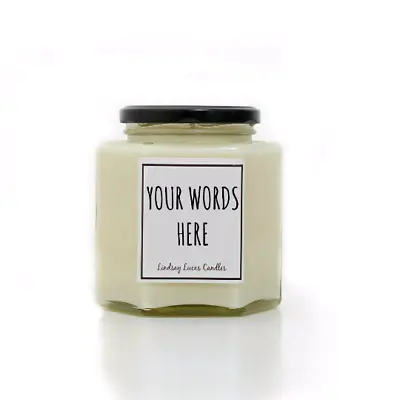 Custom Candle Custom Gift Candles Candle Quote Candle Scented Candles • £12.47