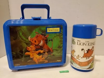 Vintage Lion King Lunch Box With Thermos Aladdin Made In USA • $5