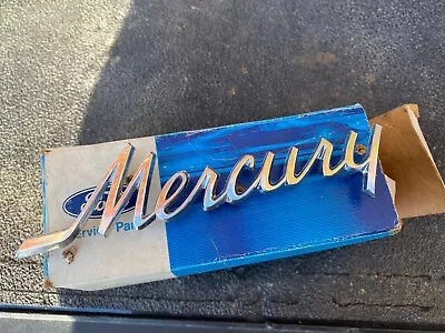 NOS 1971 Mercury Marquis Comet Montego Emblem Script Trim D1MY-16604-A • $79.96