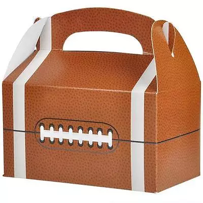 £9.68 • Buy 12 FOOTBALL TREAT BOXES Super Bowl Birthday Loot Goody Bag #ST66 FREE SHIPPING