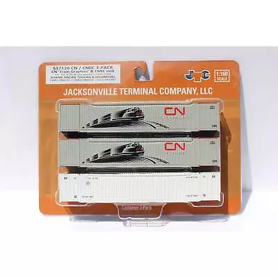 Jacksonville Terminal Company N CN Intermodal 53' High Cube Container 3pk • $40.95