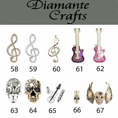 3D Diamantes Designs Rhinestone Kawaii Decoden Cabochon Choose From 10 Designs • £1.99
