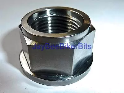 £25.20 • Buy Triumph Tiger 1050 2006-14 REAR AXLE FLANGED NUT TITANIUM M18X1.5 SWINGARM R2C8