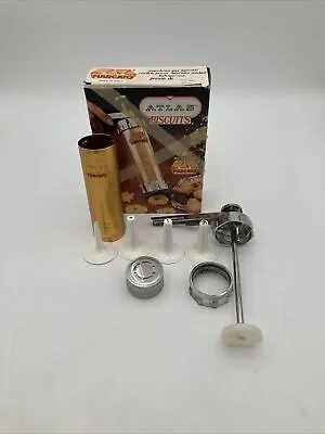 Marcato Atlas Biscuits Maker Cookie Press Made In Italy Complete 20 Disc 4 Tips • $34.99
