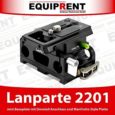 Lanparte 2201 Mini Baseplate For 15mm Rods And FANS Dovetail Tripod Plate EQG60 • £149.06