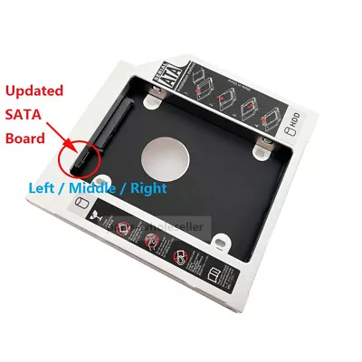 2nd Hard Drive SSD HDD SATA Caddy Adapter For MSI GT70 MS-163K TS-L633A DS8A8SH • $6.65