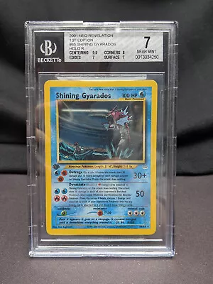 $427.51 • Buy Shining Gyarados BGS 7 1. Edition Pokemon 65/64 Shimmering Garnished (PSA 8?)
