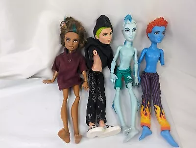 Mattel Monster High Boy Male Doll Lot Clawd Deuce Holt Hyde Gillington • $89.95