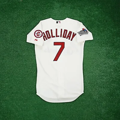 Matt Holliday 2013 St. Louis Cardinals Authentic World Series Home White Jersey • $199.99