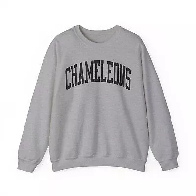 Chameleon Dad Mom Sweatshirt Gifts Crew Neck Shirt Long Crewneck Men • $35.69