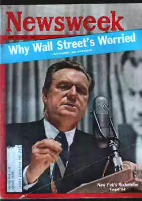 NEWSWEEK M14 1962 ROCKEFELLER-Birmingham-WALL STREET • $9